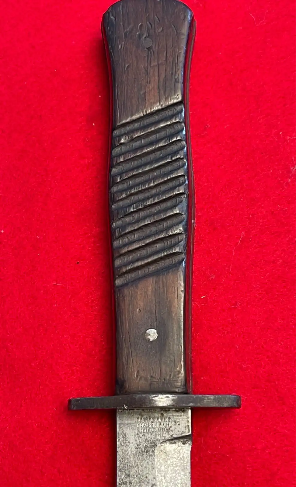 Original German WW1 Fighting Trench Boot Knife - View 10
