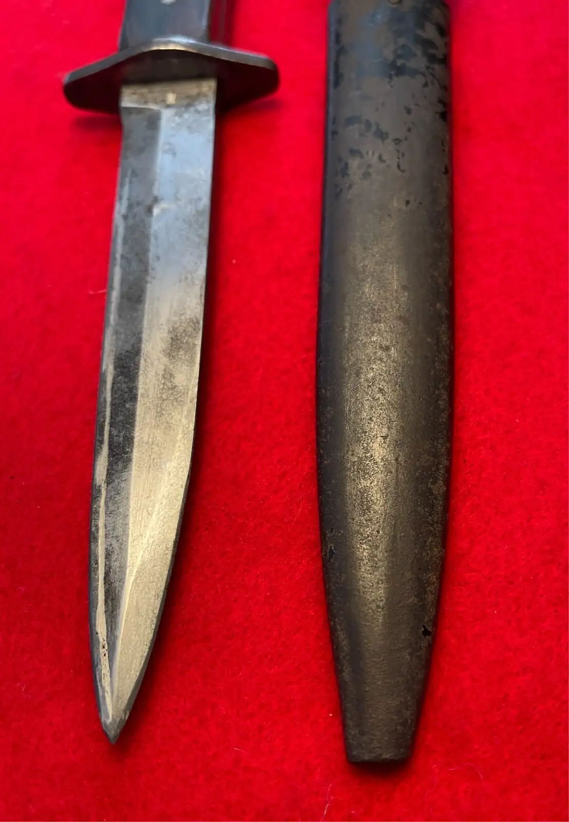 Original German WW1 Fighting Trench Boot Knife - View 4