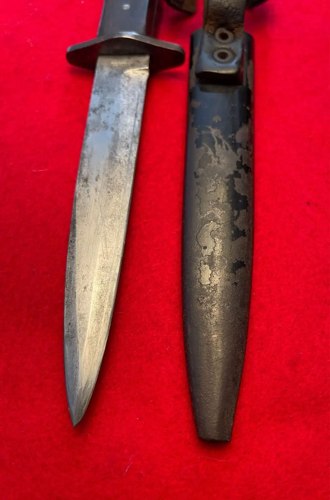 Original German WW1 Fighting Trench Boot Knife - View 5