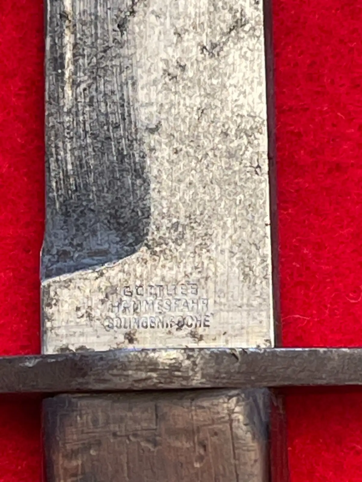 Original German WW1 Fighting Trench Boot Knife - View 6
