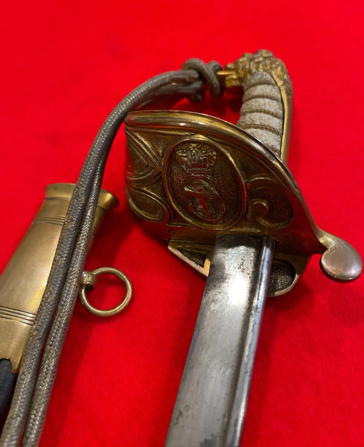 Original British Royal Navy George V Officer Sword - View 3