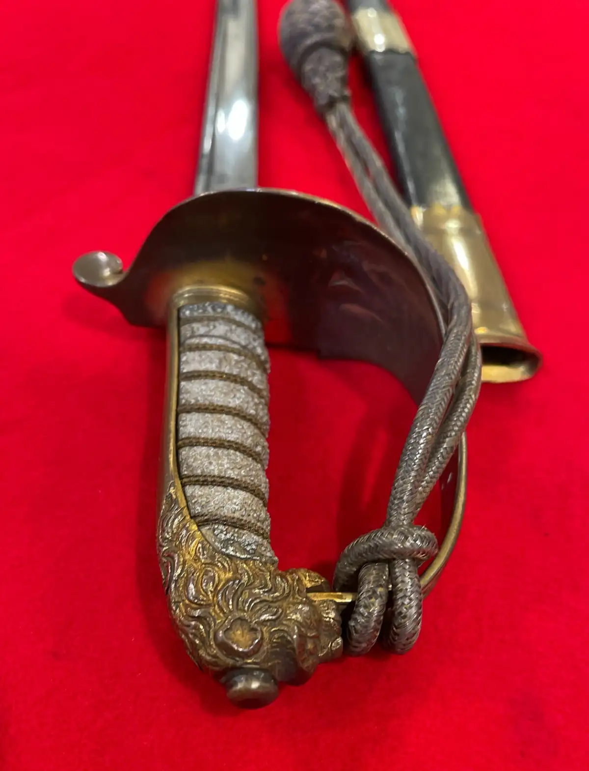 Original British Royal Navy George V Officer Sword - View 5