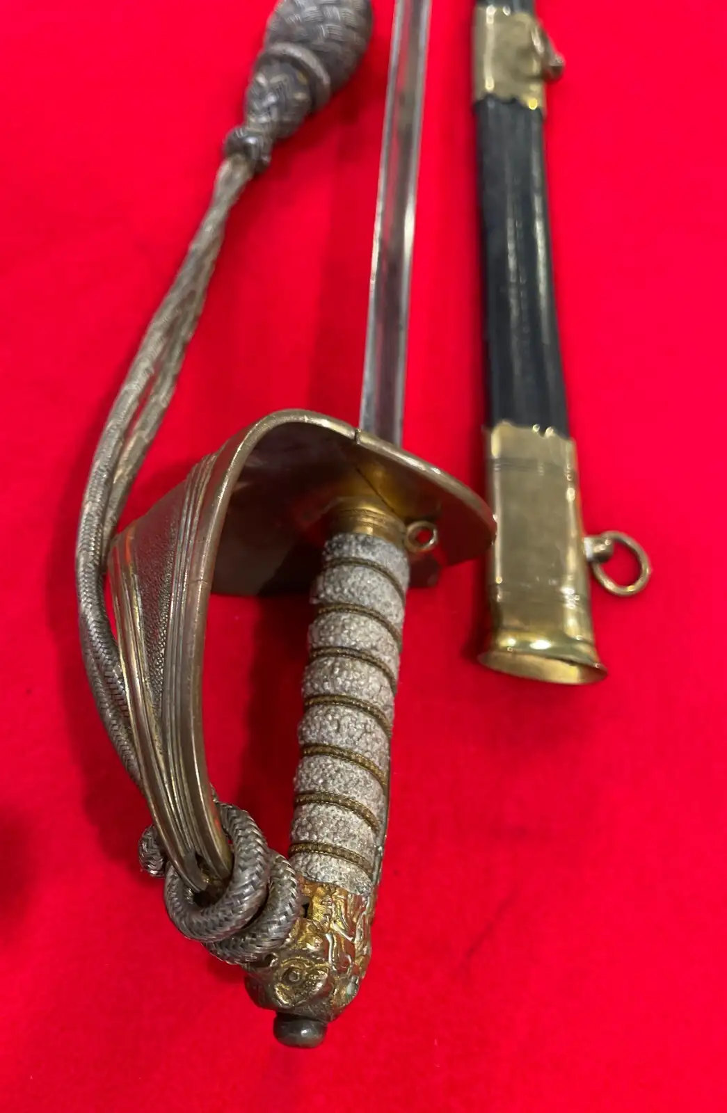 Original British Royal Navy George V Officer Sword - View 8