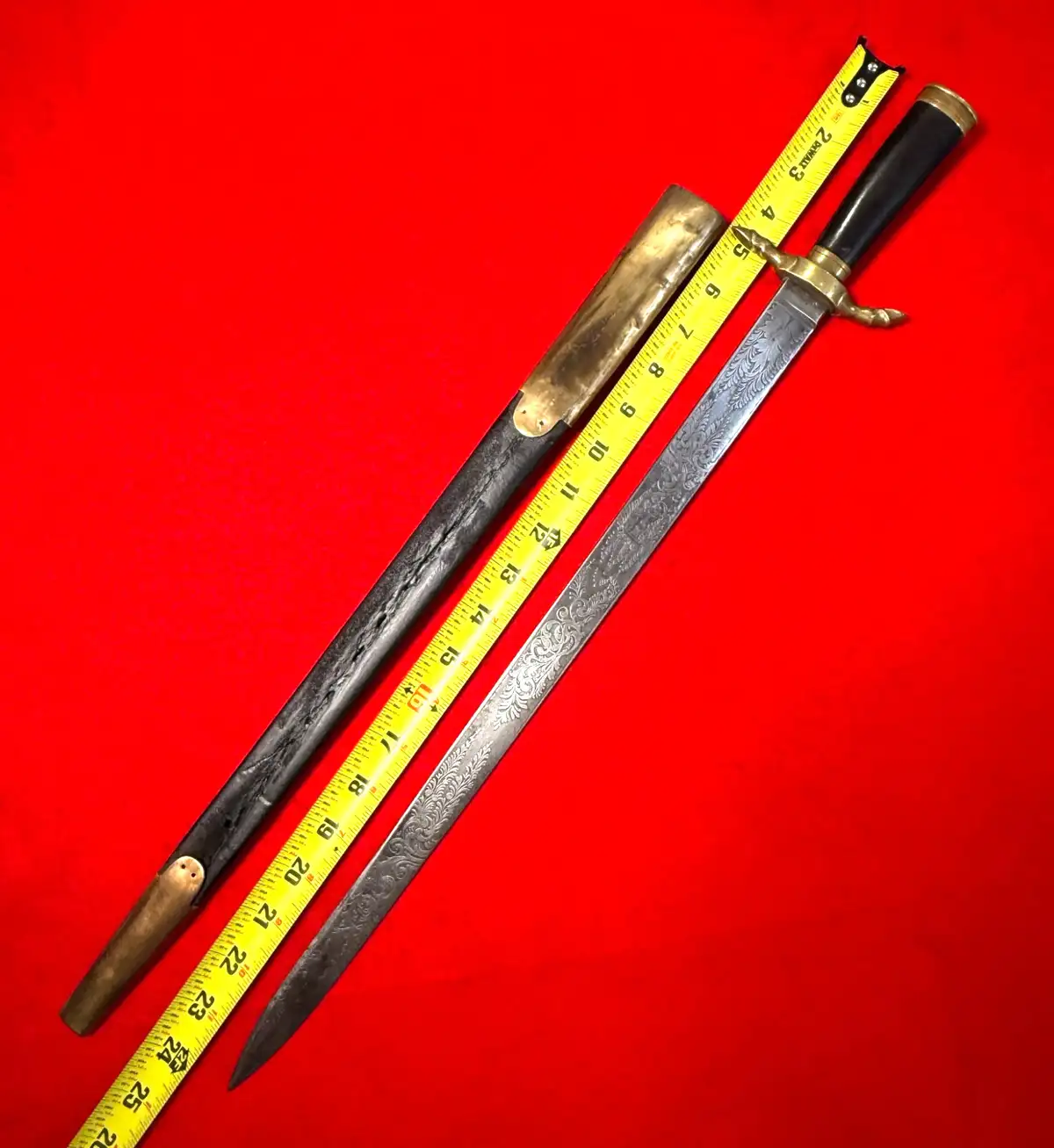 Original German Early 19th Century Hunting Sword alternate view
