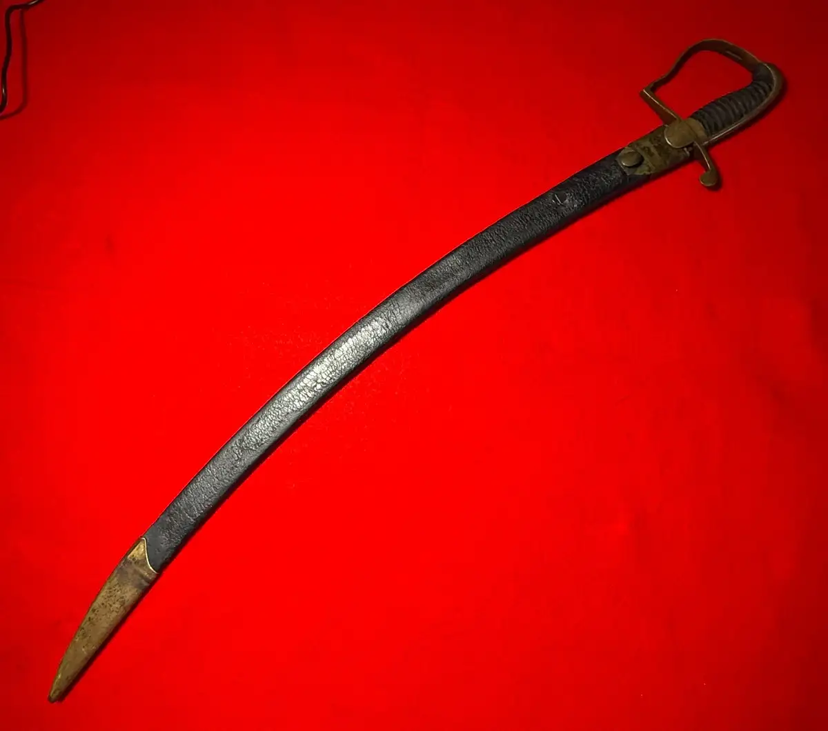 Original American War of 1812 Officers Saber alternate view