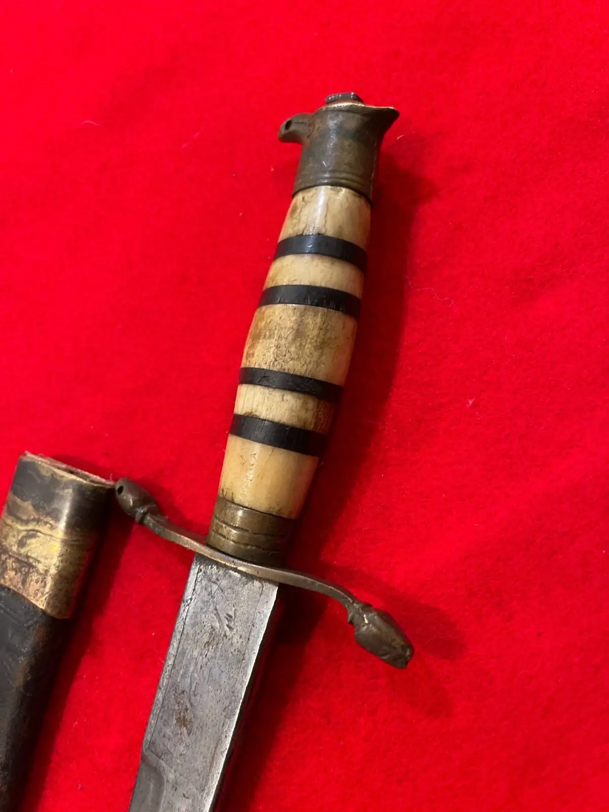 Vintage Kirpan Dagger Knife with Scabbard (2 Knifes) - 12